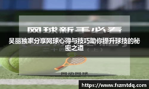 吴丽独家分享网球心得与技巧助你提升球技的秘密之道